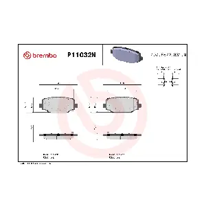 P11032N BREMBO