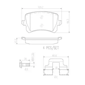 BREMBO P85109N