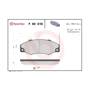 BREMBO P68016