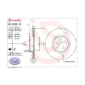 09C54231 BREMBO