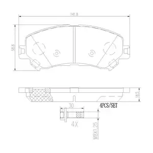 P68067N BREMBO
