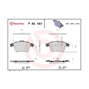BREMBO P 85 107