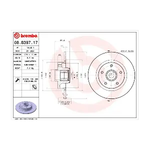 BREMBO 08.B397.17