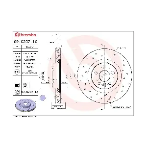 BREMBO 09.C207.1X