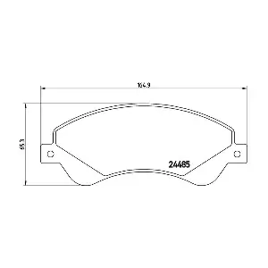 BREMBO P24065