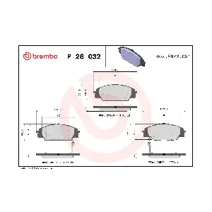 BREMBO P28032