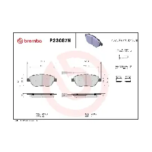 BREMBO P23087N