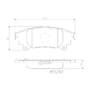 BREMBO P83132N