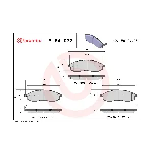 BREMBO P 54 037