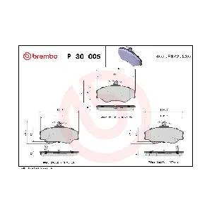 BREMBO P30005
