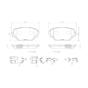 BREMBO P83055N