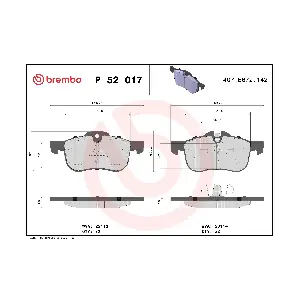 BREMBO P52017