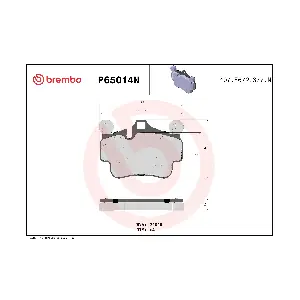 P65014N BREMBO
