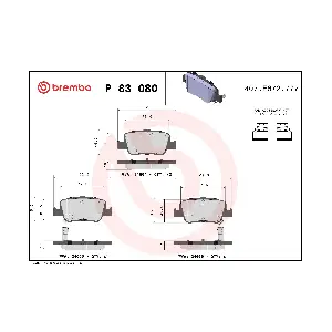BREMBO P83080