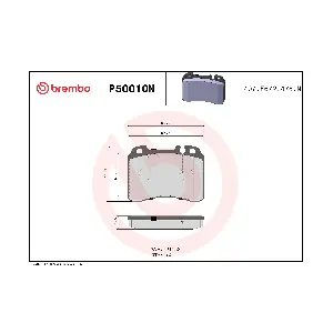 BREMBO P50010N