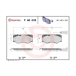 BREMBO PA6016