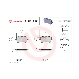 P 85 117 BREMBO