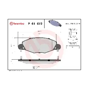 BREMBO P61072