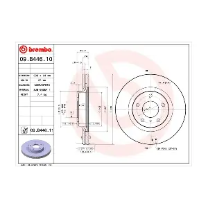 09B44611 BREMBO
