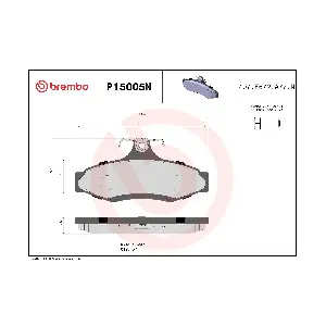 BREMBO P15005N