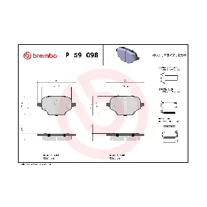 BREMBO P59098