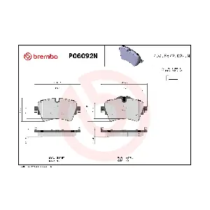 BREMBO P06092N