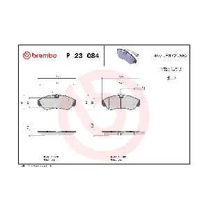 BREMBO P23084