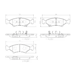 BREMBO P30009N