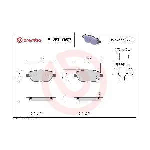 BREMBO P59052