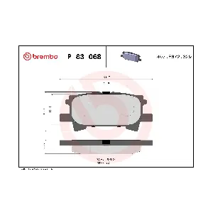 BREMBO P83068