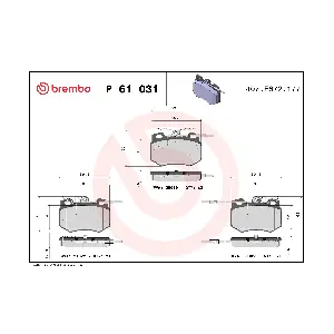 BREMBO P61031