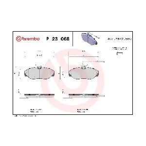 BREMBO P23068