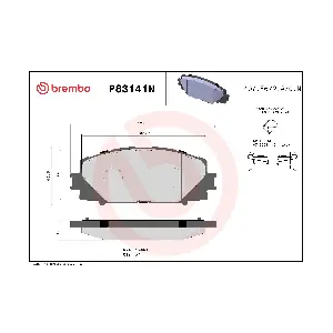 BREMBO P83141N
