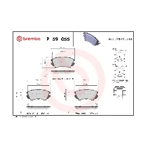 BREMBO P59055