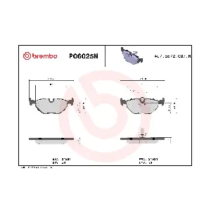 BREMBO P06025N