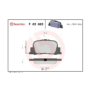 BREMBO P83063