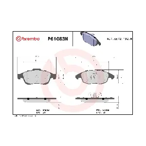 BREMBO P61083N