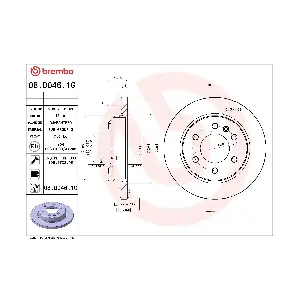 08D0461G BREMBO