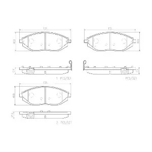 P10054N BREMBO
