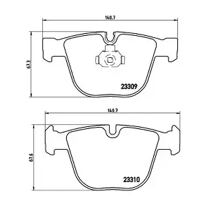 BREMBO P05001