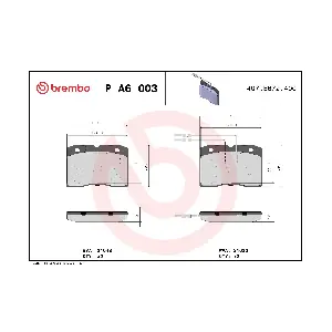 BREMBO PA6003