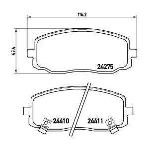 BREMBO P30032