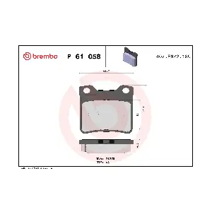 BREMBO P61058