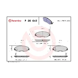 BREMBO P28042