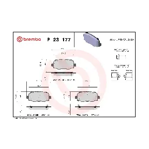 BREMBO P23177