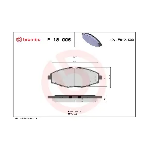 BREMBO P15006
