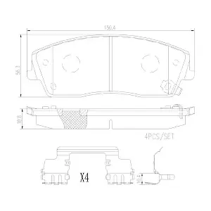 P11041N BREMBO