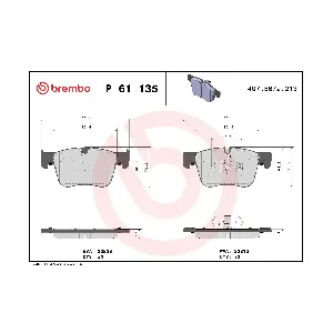 P 61 135X BREMBO