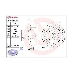 08.D224.1X BREMBO