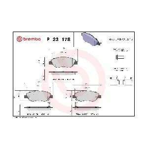 P 23 178 BREMBO